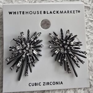 White House Black Market Starburst Earrings